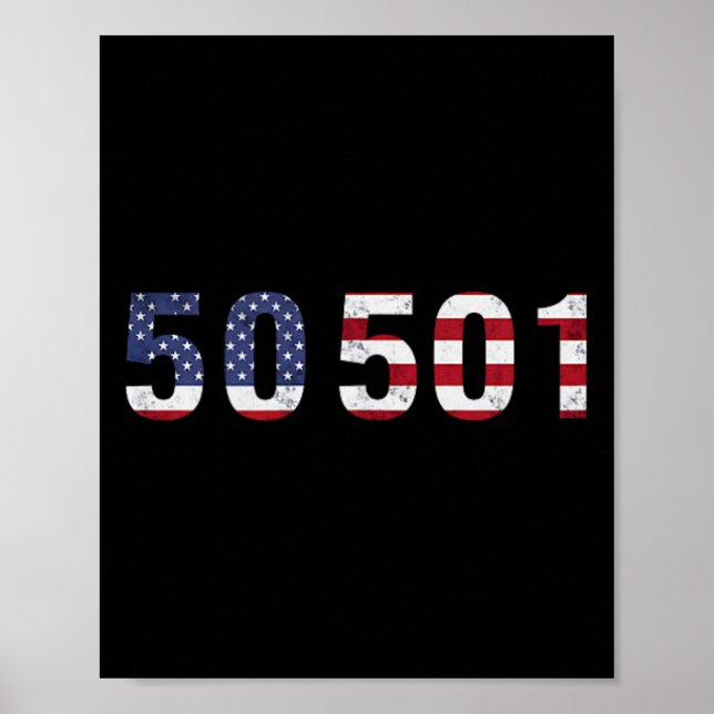 Poster 50501 Proteste Subtil Résiste Trump  (Devant)