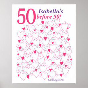 Poster 50 Choses À Faire Avant D'Atteindre La Liste Des 5