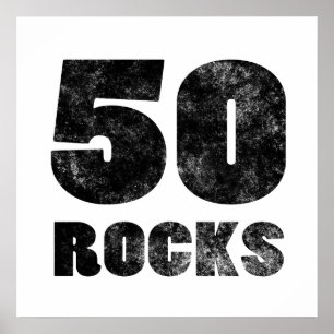 Poster 50 roches