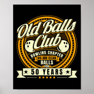 Poster 50e Anniversaire Club de bébés de 50 ans Bylls Bow
