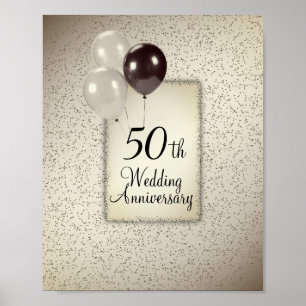Poster 50e anniversaire du Mariage