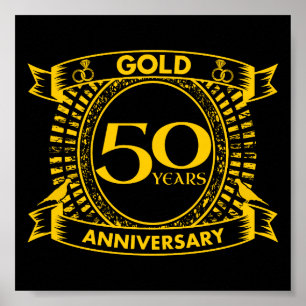 Poster 50e anniversaire du Mariage d'or