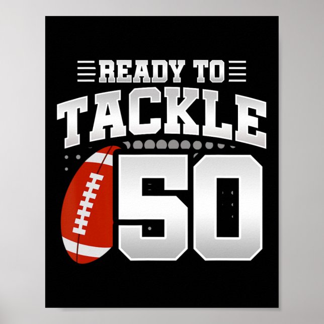 Poster 50e anniversaire - Football Anniversaire - 50e Bir (Devant)