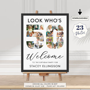 Poster 50e anniversaire Numéro 50 23 Photos Regardez qui 