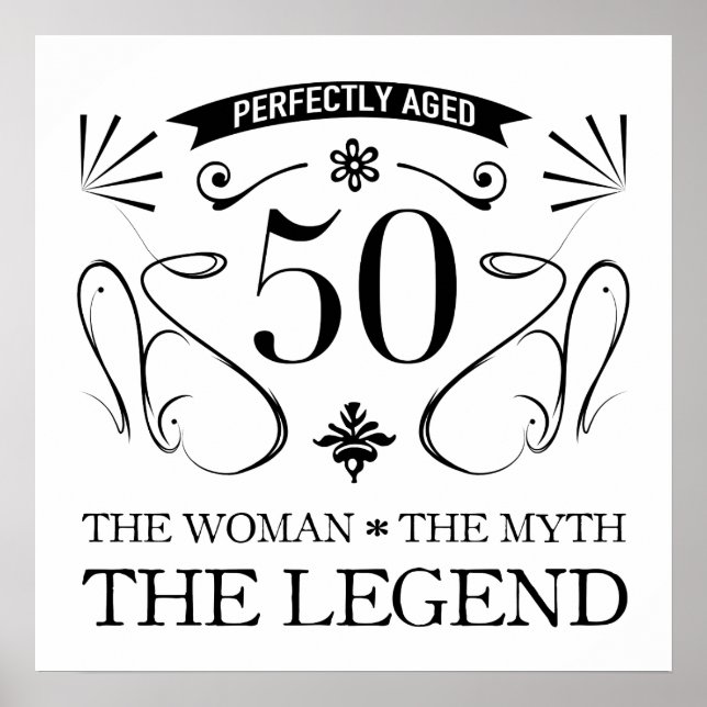 Poster 50e anniversaire pour les femmes (Devant)