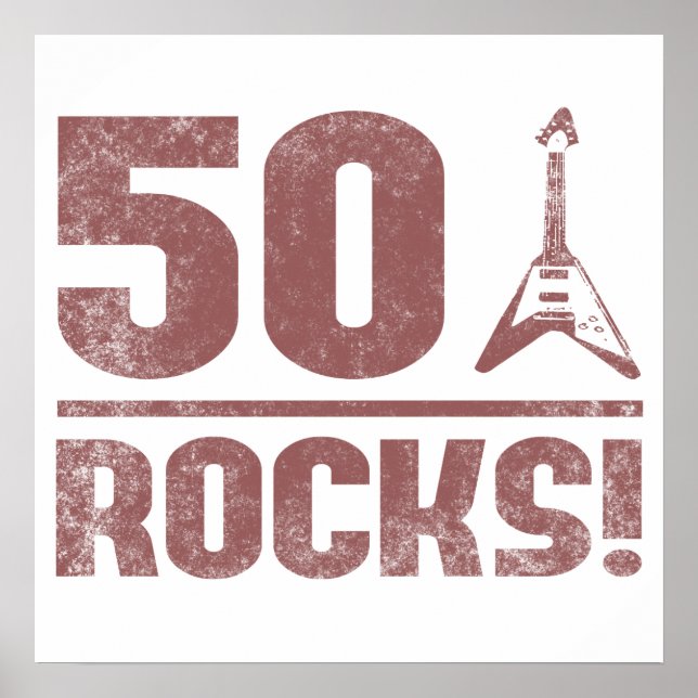 Poster 50e anniversaire Rocks (Devant)