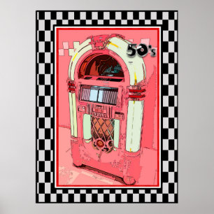 Poster 50s Jukebox