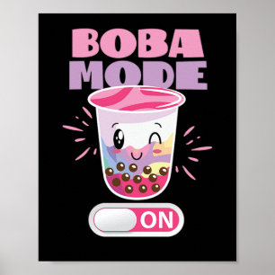 Poster 53.Boba Tea Mode Boba Activé