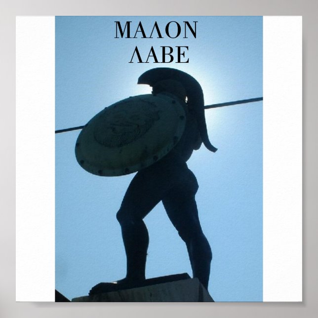 Poster 545_Statue du roi Léonidas, LABE DE MALON (Devant)