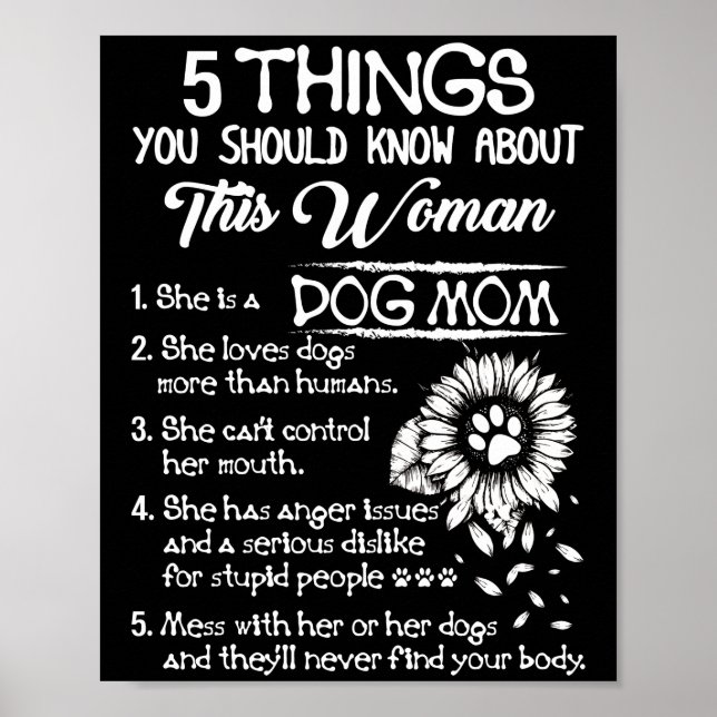 Poster 5 Choses Que Tu Devrais Savoir Sur Cette Femme Chi (Devant)