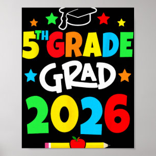 Poster 5e année 2026 cinquième année diplômé école primai