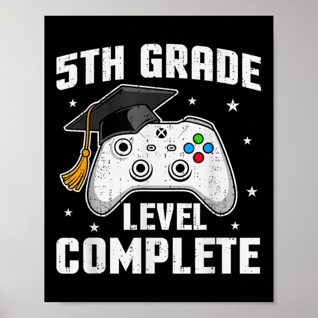Poster 5e année Jeu vidéo complet 5e année Gr (Devant)