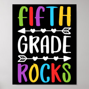 Poster 5e année Rocks 5e année Retour à l'école