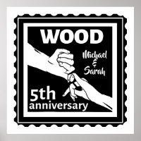 5e anniversaire Mariage tenant la main traditionne