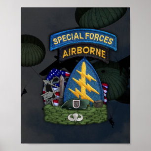 Poster 5e édition des bérets verts des forces spéciales
