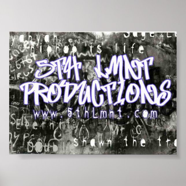 Poster 5e Lmnt Graffitti (Devant)