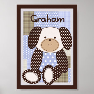 Poster 5x7 "Graham" Graham Crackers Bébé Literie Mur Art