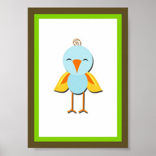 Poster 5X7 Oiseaux Jungle Animal Wall Art
