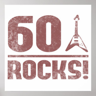 Poster 60e anniversaire Rocks