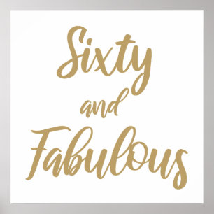 Poster 60e Humour d'anniversaire