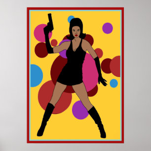 Poster 60s Spy Girl