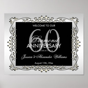 Poster 60th Wedding Anniversary