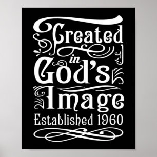 Poster 62 Ancien chrétien : Jésus et Dieu 1960 62e Bir
