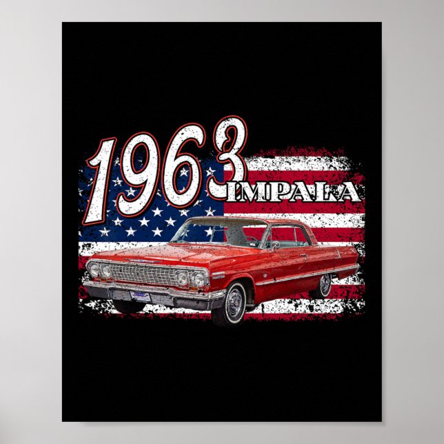 Poster 63 Impala Lowrider Ss 4 juillet Américain (Devant)