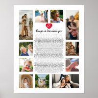 65 choses que nous aimons de vous, montage photo d