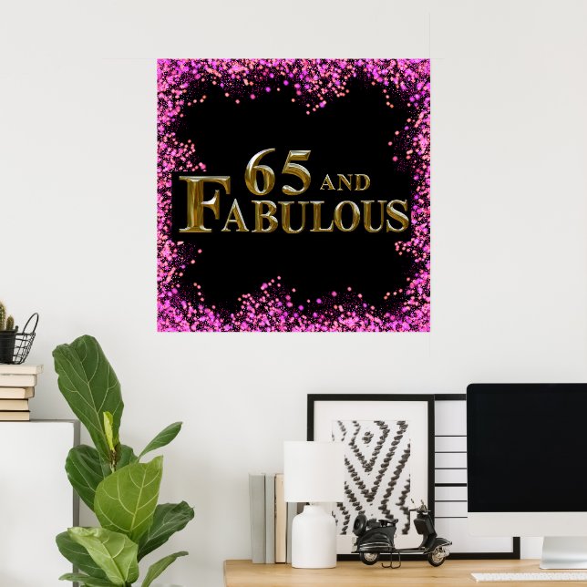 Poster 65e anniversaire  (Bureau à domicile)