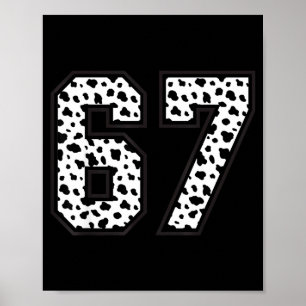 Poster 67 6-7 Dalmatien Mème Tendance Cool 67 Six Sept Am