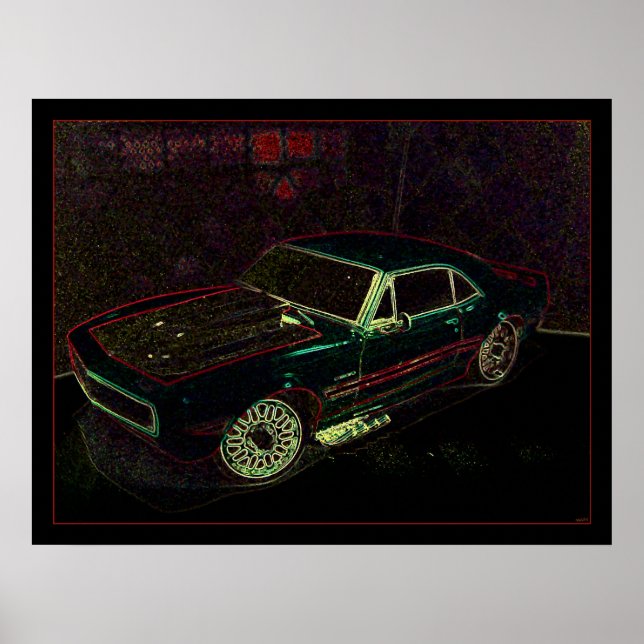 Poster "67" Chevy Camaro (Devant)