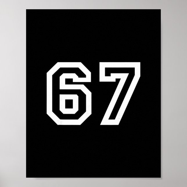 Poster 67 Design Minimaliste  (Devant)