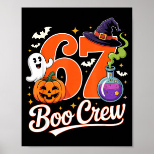 Poster 67 équipage boo drôle halloween fantôme sorcière c