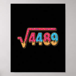 Poster 67 Glace Goutte Meme Prof de Maths École Carré