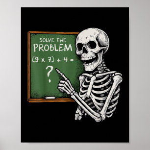 Poster 67 Halloween Math Drôle Six Sept Mème Brainrot Crâ