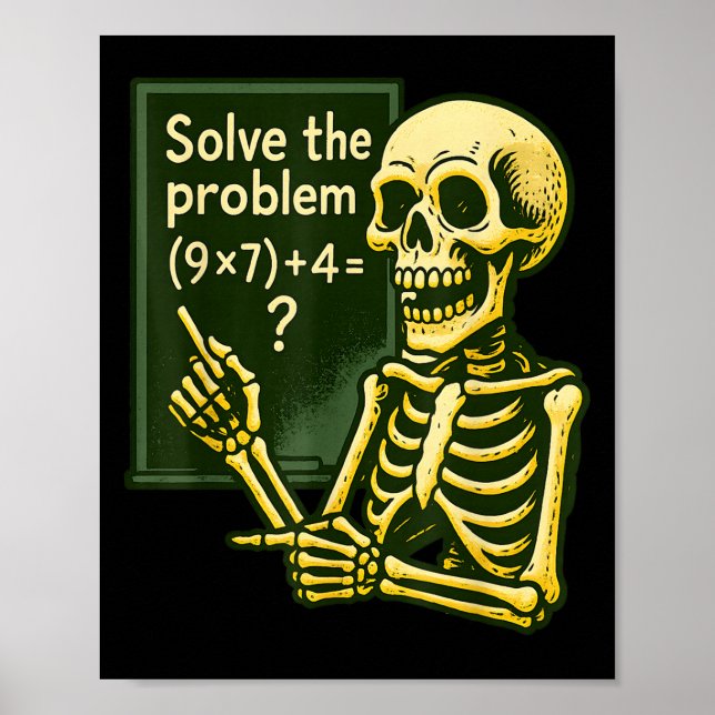 Poster 67 Halloween Math Funny Six Seven Meme Brainrot Sk (Devant)