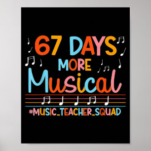 Poster 67 jours de plus musical six sept mème professeur