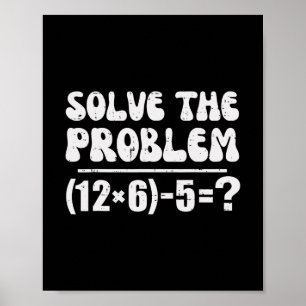 Poster 67 Mème drôle Pemdas Enseignant de mathématiques é