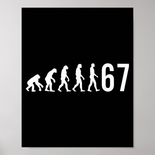 Poster 67 Meme Evolution Of Man  (Devant)