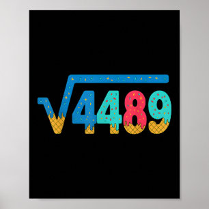 Poster 67 Mème Glace Goutte Racine Carrée 4489 Argot Math