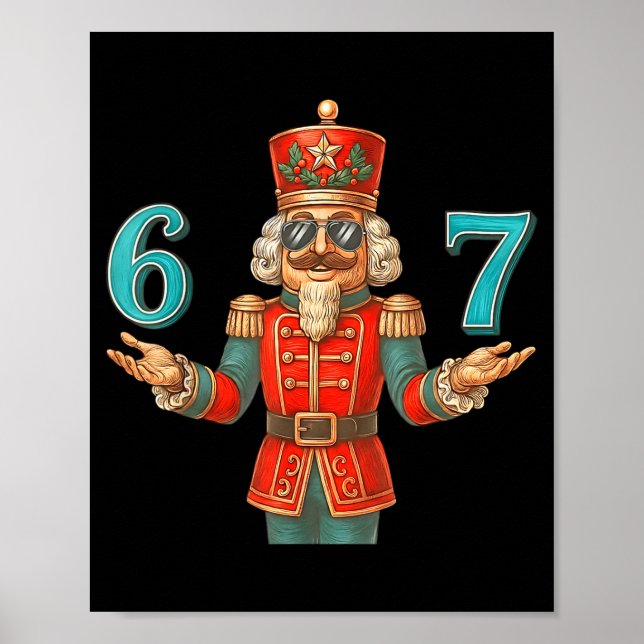 Poster 67 Nutcracker Six Seven Meme Christmas 6 7 Teens K (Devant)