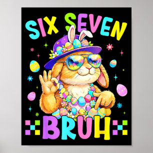 Poster 67 Six Seven Bruh Lapin Pour Enfants Filles Garçon