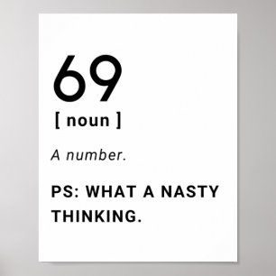 Poster 69 drôle de définition