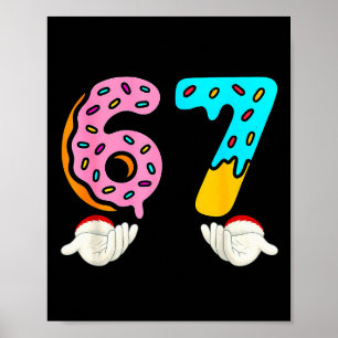 Poster 6-7 Chemises de Meme 67 Noël Brain Rot Drôle Garço