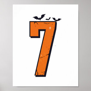 Poster 6 7 Six Seven Mème Couple Costume d'Halloween Corr
