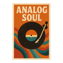 Poster 6, Analogue Soul, Vintage