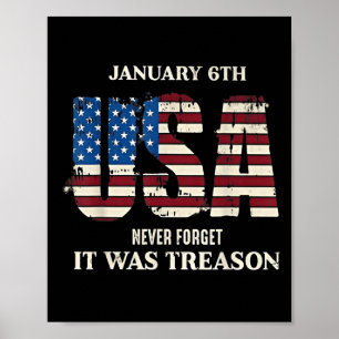 Poster 6 janvier États-Unis N'oubliez jamais que c'était