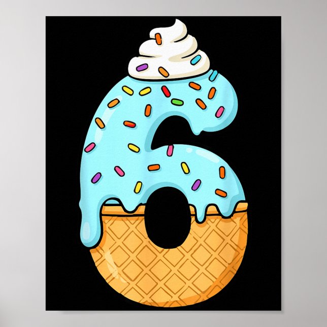 Poster #6 Jersey Uniform Drip Teen Slang, Funny Ice Cream (Devant)