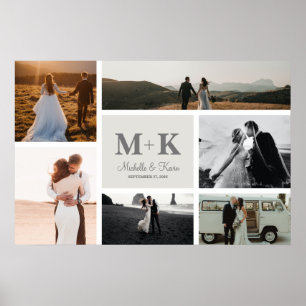 Poster 6 Photo Mariage Cadeau de mariage